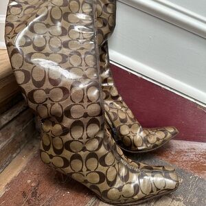 Vintage Coach Heel Boots